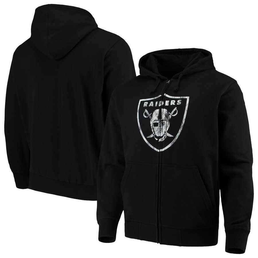 Men's Oakland Raiders G III Sports by Carl Banks Primary Logo Full Zip Hoodie Black,We sell and wholesale Men's Oakland Raiders G III Sports by Carl Banks Primary Logo Full Zip Hoodie Black on line form chian!